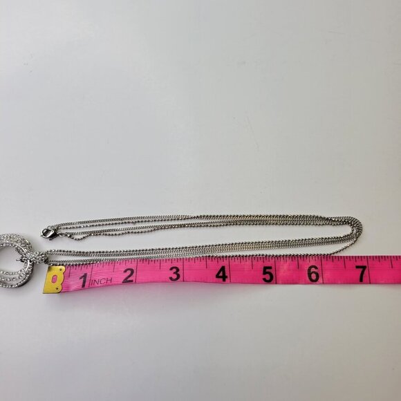 Crystal Pendant Necklace with Earrings - Picture 7 of 14